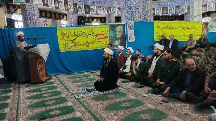 تصاویر/ اقامه نماز جمعه شهر کوهبنان