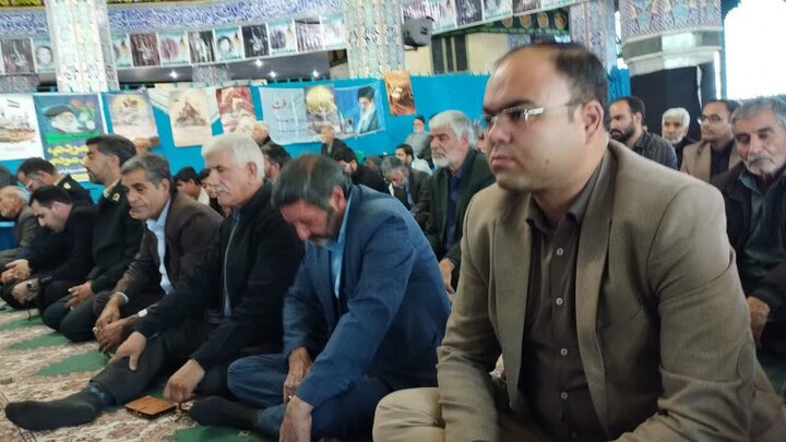 تصاویر/ اقامه نماز جمعه شهر کوهبنان