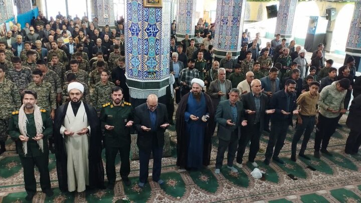 تصاویر/ اقامه نماز جمعه شهر کوهبنان