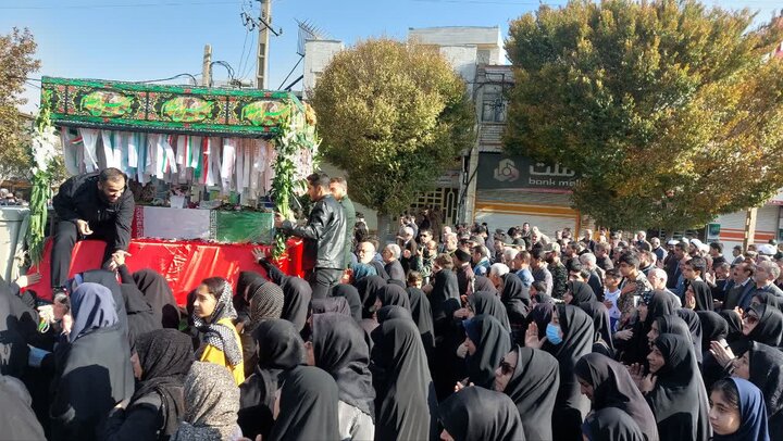 تصاویر/حضور پرشور مردم دورود برای استقبال از یکی از شهدای گمنام دفاع مقدس