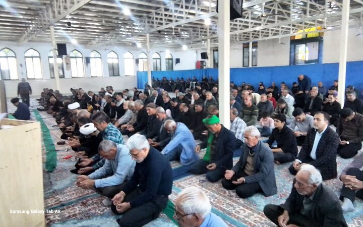 تصاویر/ نماز عبادی سیاسی نمازجمعه نوش آبادتصاویر/ ن