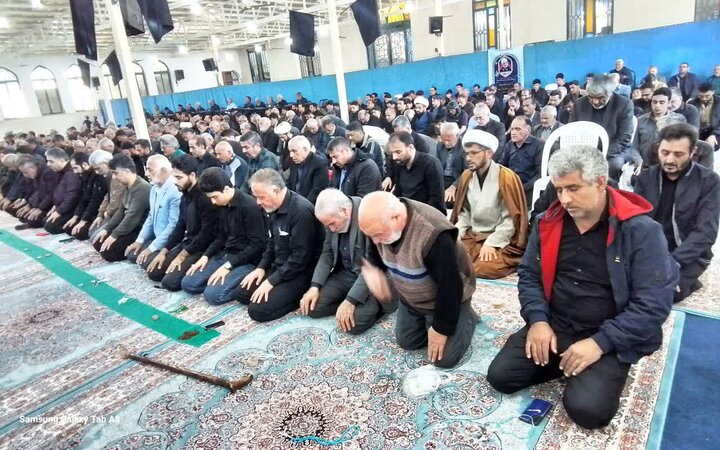 تصاویر/ نماز عبادی سیاسی نمازجمعه نوش آبادتصاویر/ ن