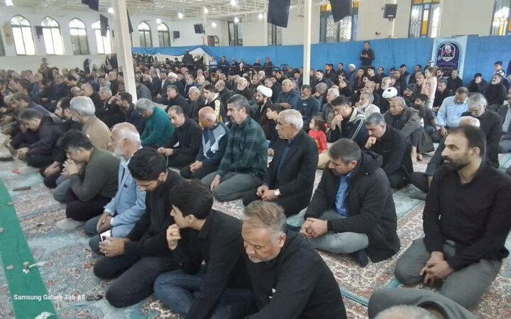 تصاویر/ نماز عبادی سیاسی نمازجمعه نوش آبادتصاویر/ ن