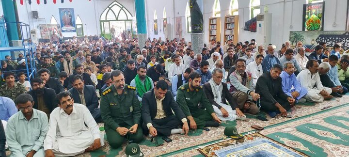 تصاویر/ اقامه نماز جمعه شهر ریگان