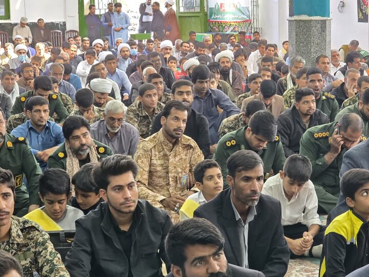 تصاویر/ اقامه نماز جمعه شهر ریگان