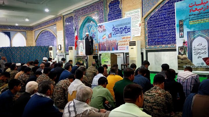 تصاویر/ اقامه نماز جمعه شهر فهرج