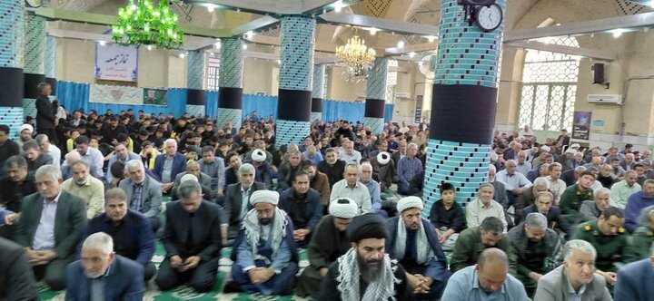 تصاویر/ اقامه نماز جمعه شهر انار