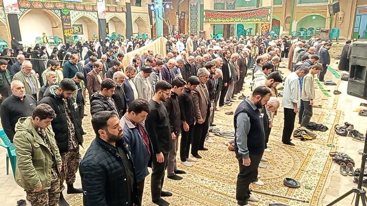 تصاویر/ نماز عبادی سیاسی نمازجمعه نطنزتصاویر/