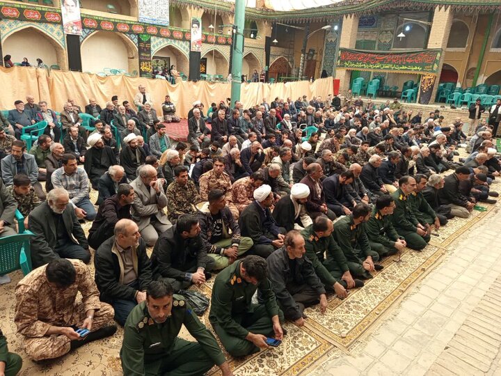 تصاویر/ نماز عبادی سیاسی نمازجمعه نطنزتصاویر/