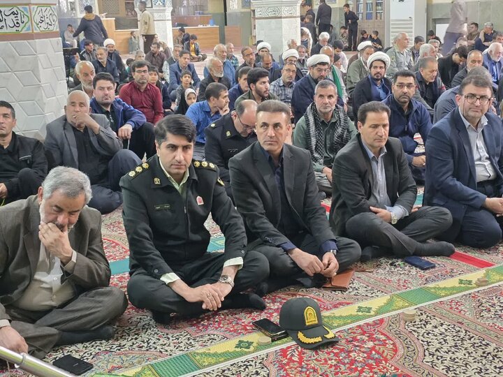 تصاویر/ برگزاری نماز جمعه شهرستان بهاباد