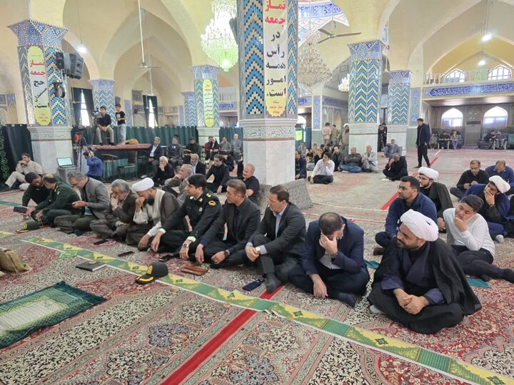 تصاویر/ برگزاری نماز جمعه شهرستان بهاباد