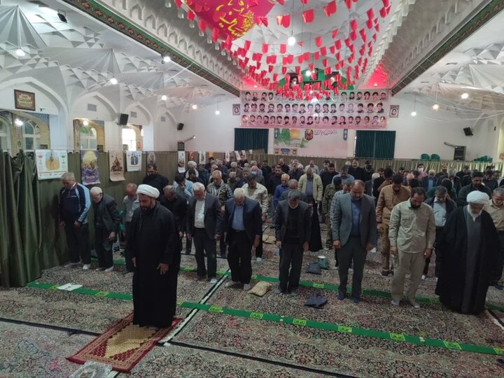 تصاویر/ اقامه نماز جمعه شهر خانوک