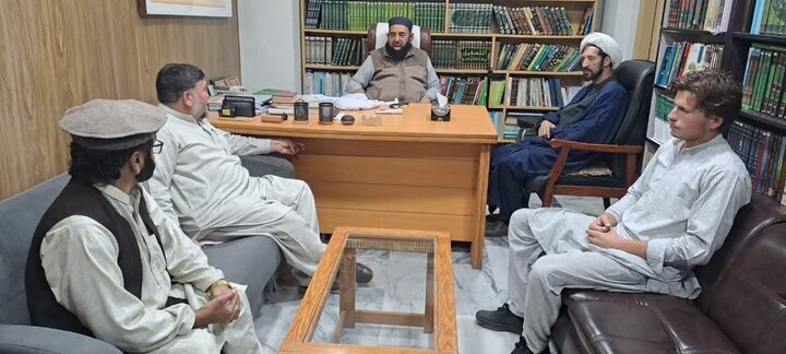 تحریکِ حسینی پارا چنار کے وفد کی علامہ افتخار حسین نقوی سے ملاقات