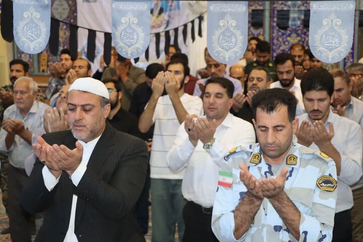 نماز جمعه خارگ به روایت تصویر