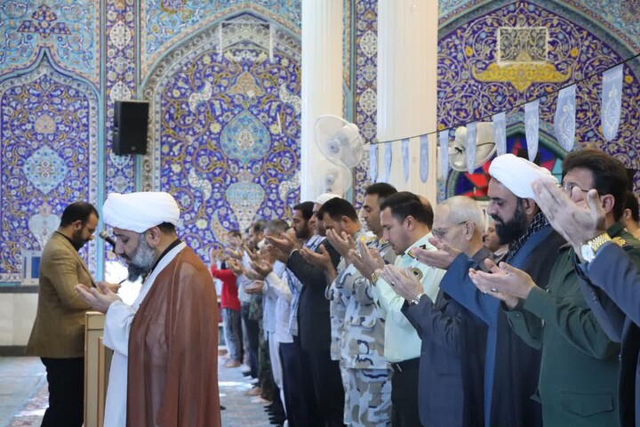 نماز جمعه خارگ به روایت تصویر