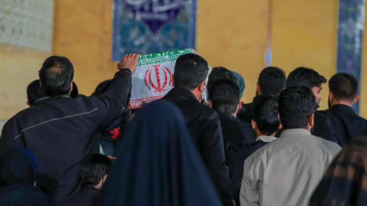 تصاویر/ مراسم استقبال از پیکر مطهر شهید گمنام