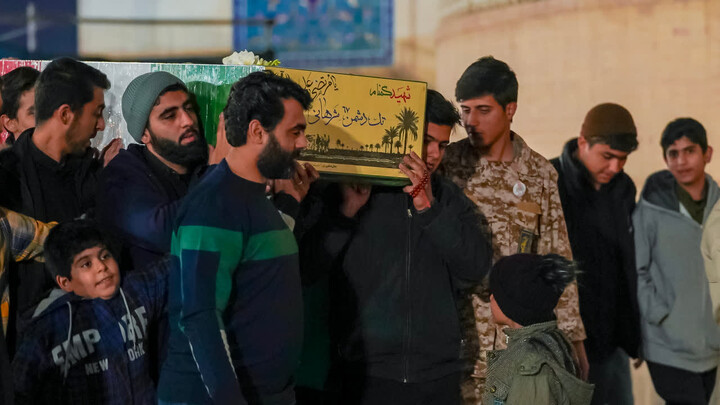 تصاویر/ مراسم استقبال از پیکر مطهر شهید گمنام