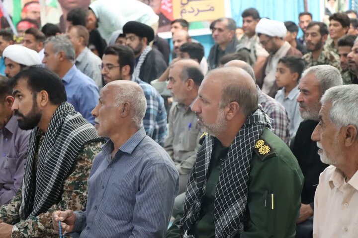 تصاویر/ اقامه نماز جمعه شهر قلعه‌گنج