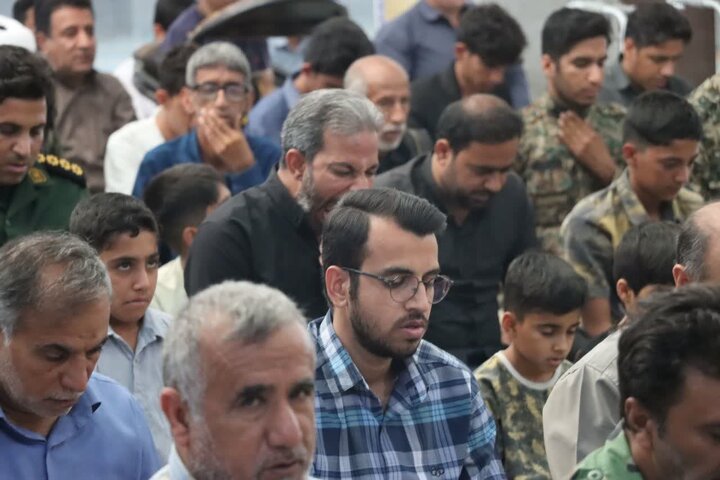 تصاویر/ اقامه نماز جمعه شهر قلعه‌گنج