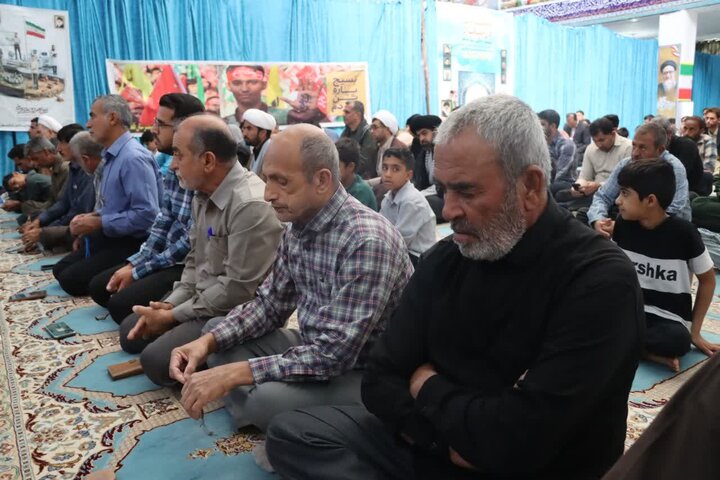 تصاویر/ اقامه نماز جمعه شهر قلعه‌گنج