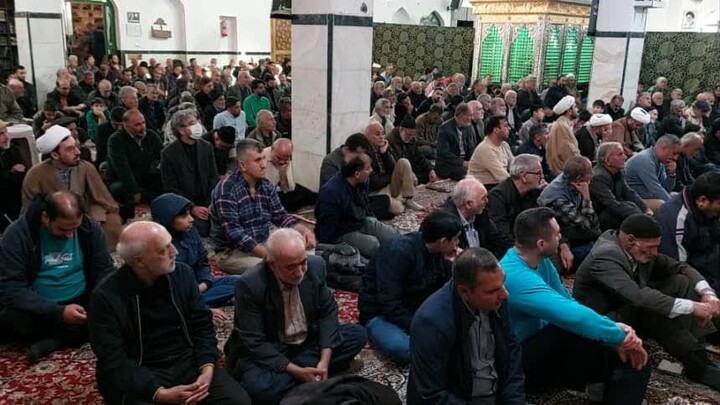 تصاویر/ اقامه نماز جمعه بخش بسطام