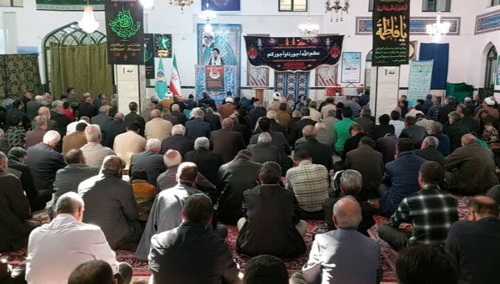 تصاویر/ اقامه نماز جمعه بخش بسطام