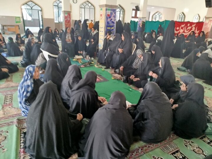 تصاویر/حضور پایگاه‌های بسیج  خواهران شهرستان ساوه در مصلی امام علی (ع)