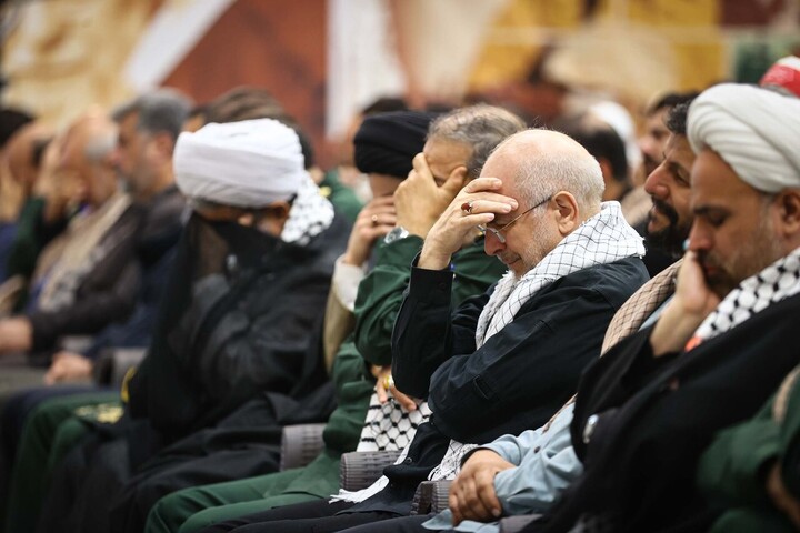 تصاویر/ گردهمایی دانشجویان و طلاب بسیجی با حضور قالیباف