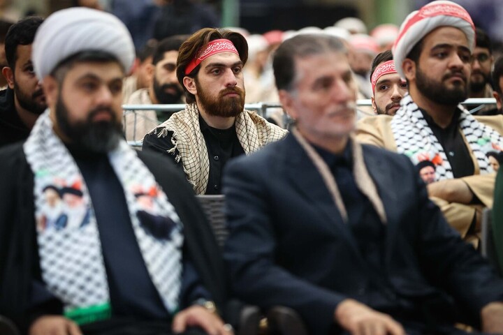 تصاویر/ گردهمایی دانشجویان و طلاب بسیجی با حضور قالیباف