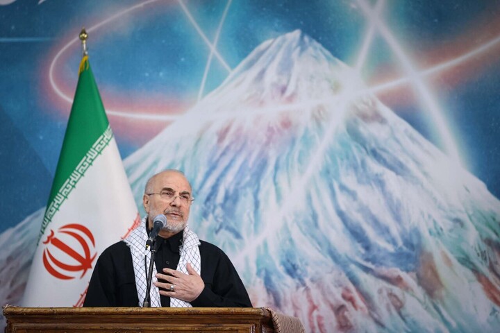 تصاویر/ گردهمایی دانشجویان و طلاب بسیجی با حضور قالیباف