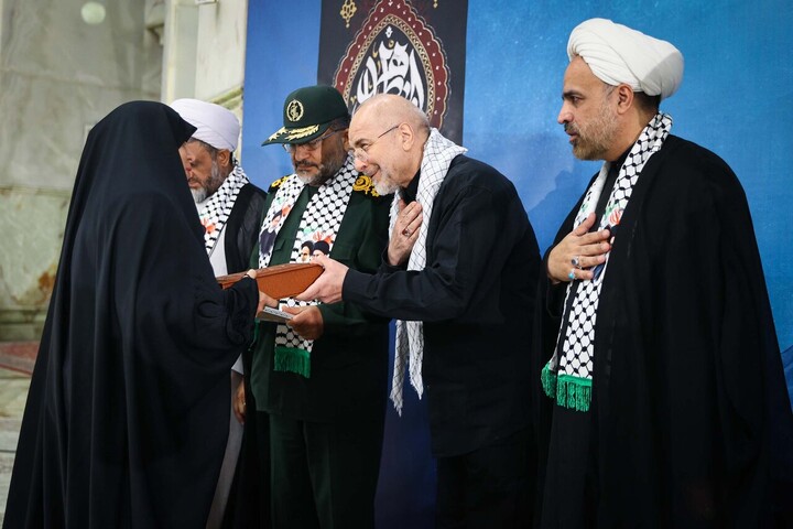 تصاویر/ گردهمایی دانشجویان و طلاب بسیجی با حضور قالیباف