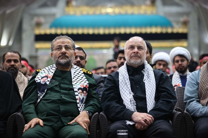 تصاویر/ گردهمایی دانشجویان و طلاب بسیجی با حضور قالیباف