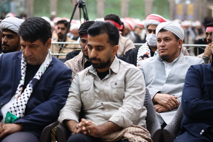 تصاویر/ گردهمایی دانشجویان و طلاب بسیجی با حضور قالیباف