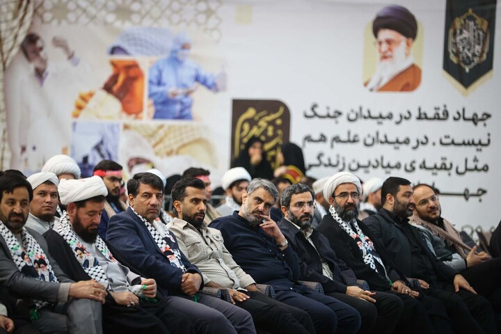 تصاویر/ گردهمایی دانشجویان و طلاب بسیجی با حضور قالیباف