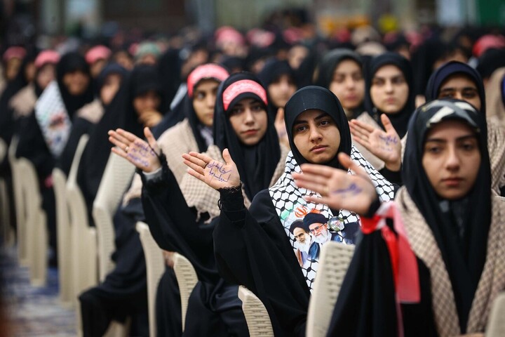 تصاویر/ گردهمایی دانشجویان و طلاب بسیجی با حضور قالیباف