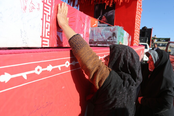 تصاویر/ استقبال مردم شهرهای تودشک و کوهپایه از کاروان اهالی بهشت