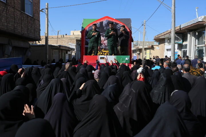 تصاویر/ استقبال مردم شهرهای تودشک و کوهپایه از کاروان اهالی بهشت