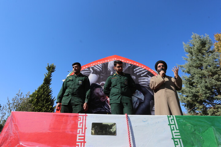 تصاویر/ استقبال مردم شهرهای تودشک و کوهپایه از کاروان اهالی بهشت