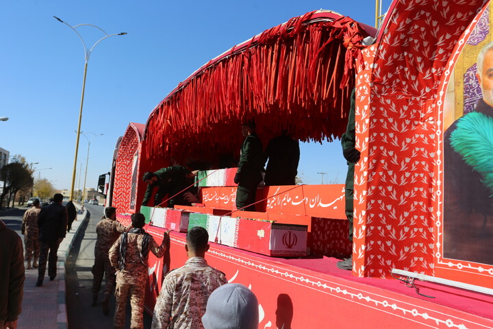 تصاویر/ استقبال مردم شهرهای تودشک و کوهپایه از کاروان اهالی بهشت