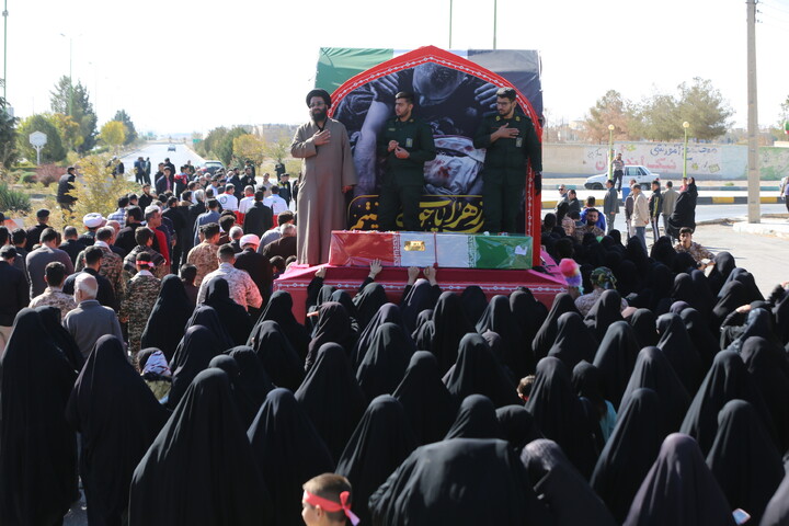 تصاویر/ استقبال مردم شهرهای تودشک و کوهپایه از کاروان اهالی بهشت