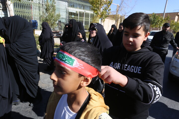 تصاویر/ استقبال مردم شهرهای تودشک و کوهپایه از کاروان اهالی بهشت