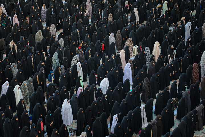 تصاویر/ نماز باران در مسجد مقدس جمکران