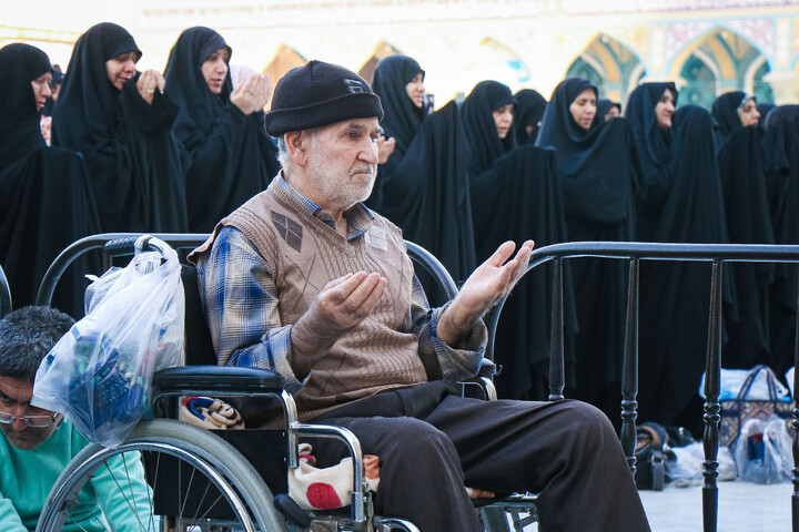 تصاویر/ نماز باران در مسجد مقدس جمکران