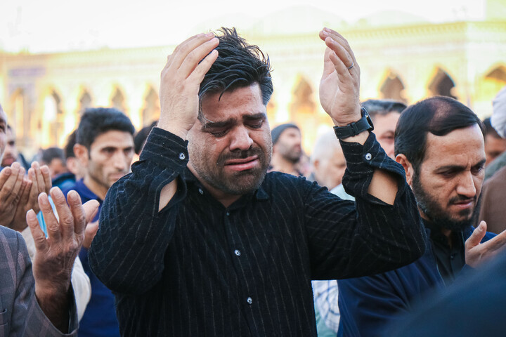 تصاویر/ نماز باران در مسجد مقدس جمکران