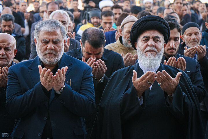 تصاویر/ نماز باران در مسجد مقدس جمکران