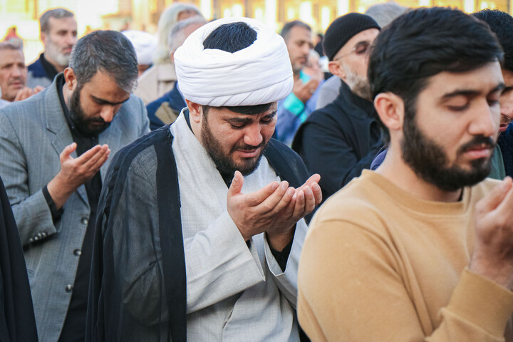 تصاویر/ نماز باران در مسجد مقدس جمکران