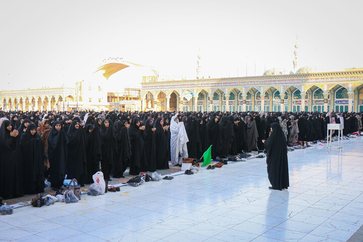 تصاویر/ نماز باران در مسجد مقدس جمکران