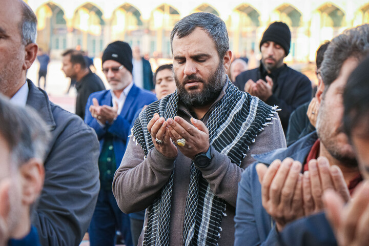تصاویر/ نماز باران در مسجد مقدس جمکران