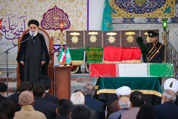 تصاویر/ نماز باران در مسجد مقدس جمکران