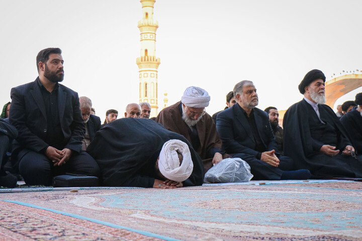 تصاویر/ نماز باران در مسجد مقدس جمکران